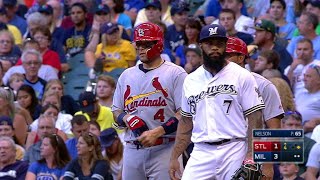 STL@MIL: Molina serves an RBI single to right