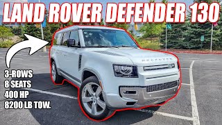 I FELL in LOVE with the 2023 LAND ROVER DEFENDER 130! When OFF-ROAD meets LUXURY 3-ROW SUV!