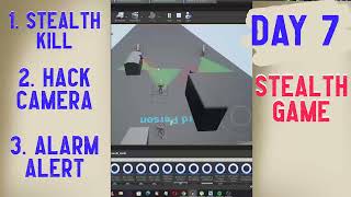 Unreal Stealth Game AI Prototype. My Unreal Stealth Game Day 7. Vive Games