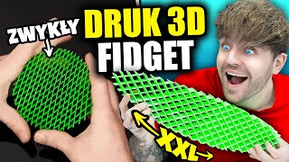 Zrobiłem FIDGET GADŻETY na DRUKARCE 3D! *Flexi XXL*