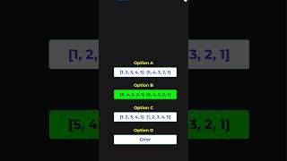 How to reverse an array | One Minute Javascript | 1 Min JS | Quick JS | #shorts