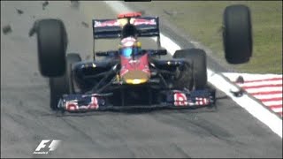 Yep, That's Me. You're Probably Wondering... (F1 Crash Compilation Edition)