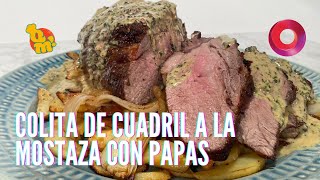 Colita de cuadril a la mostaza con papas | #QuéMañana