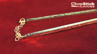 Tibet Chopsticks - Intricate Handmade Miao Silver