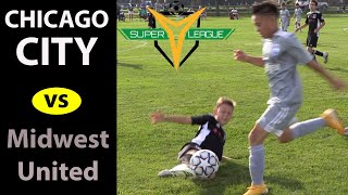 Super Y League Soccer Game Highlights: Chicago City U12 vs Midwest United U12 (2021)