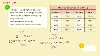 Converting Currency: Double Currencies | Mathematics
