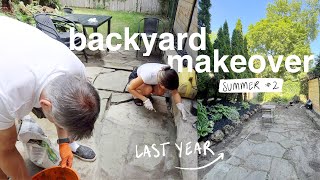 BACKYARD patio renovation: phase 2! | fixing what we did last year...