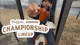Popeyes x Don Julio collab with surprise cameo by @Peaks100