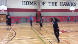 TGFU Territory Invasion Games 3-Partner Throw to moving target