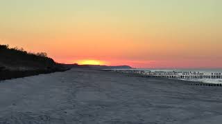 ⛱ 🌅 SUNSET AFTERGLOW ON CHAŁUPY BEACH ⛱ 🌅  5 MAY 2016 ⛱ 🌅 🧡 POŚWIATA NA PLAŻY CHAŁUPY 🇵🇱  📹