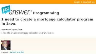 How To Create A Mortgage Calculator In Java Programming