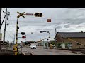 【railroad crossing in japan 】富山⛰️あいの風とやま鉄道🚃針原踏切