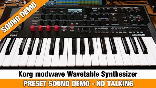 Korg Modwave Preset Sound Demo