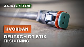 Deutsch DT tilslutning | Agroled.DK