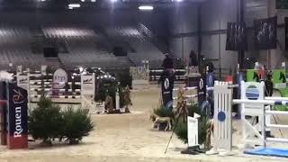 Grandorado tn jumping at 4 star show of Rouen with Willem Greve