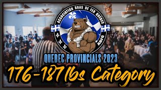 Quebec Arm Wrestling Provincial tournament 2023 - 176-187 lbs Category