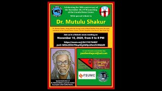 Honoring Dr Mutulu Shakur and the 50th Anniversary Lincoln Detox Center