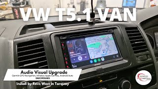 Got VW T5.1 Or Any Transporter? Get Garmin GPS Navigation, CarPlay, Android Auto KENWOOD DNX5190DABS