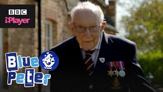 Captain Sir Tom Moore gets a Gold badge! | Blue Peter | CBBC