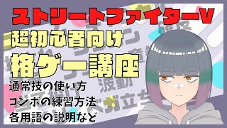 【ストリートファイターV】超初心者向け格ゲー講座【通常技・用語・コンボ練習法など】