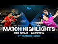 Jang Woojin/Jeon Jihee vs Lim Jonghoon/Shin Yubin | XD QF | WTT Contender Doha 2023