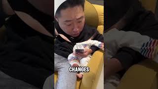 The Unexpected Surprise 👀 #shortvideo #babyanddaddyfunnymoments  #shortsviral #trendingshorts