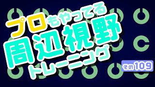 【Daily Eye Training】目指せアスリート！動体視力/周辺視野UP！vol.109