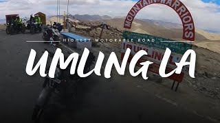 World's highest motorable road UMLING LA @19024 ft | Hanle to Umlingla | Umlingla on bike | Umlingla