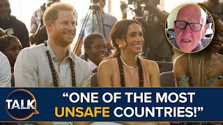 “Harry Spent A Lot Of Money Telling Us How Unsafe Britain Is!” Harry And Meghan