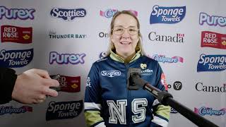 Media Scrum - Semi-final - 2025 Scotties Tournament of Hearts