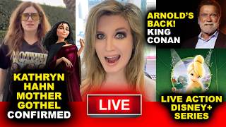 Kathryn Hahn is Mother Gothel! Arnold Schwarzenegger King Conan! Tinker Bell Live Action Disney Plus