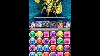 パズドラ 金の海賊龍 金の海窟 地獄級(落雷・キルア=ゾルディックPT) ノーコンクリア攻略