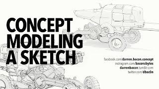 Concept Department: Concept modeling a sketch