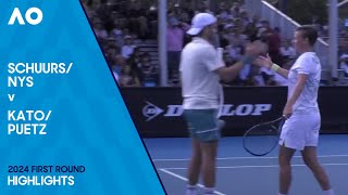 Nys/Schuurs v Puetz/Kato Highlights | Australian Open 2024 First Round