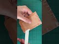 asmr apply mark and glue on leather leather asmr leathercrafting