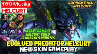 Evolved Predator Helcurt, New Skin Gameplay [ Top Global Helcurt ] TODAK.ciku - Mobile Legends