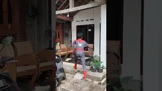 Mentang mentang pake kostum, entul mau jadi spiderman sungguhan #gwsmterbaru #garudawisnusatriamuda