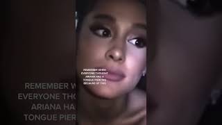 Did Ariana Grande Get A Tongue Piercing? Tiktok buwygf ib