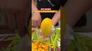 Masterful Mango Peeling Skills 🍋✨#shorts #mango #fruits