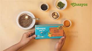 Chaayos Green Tea Detox Kahwa - Herbal Teas from Chaayos