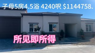 1.22.2025 #11 moonlight 小区Lennar 大地大子母房，四车库可停房车背包入住