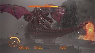 デストロイア(50m) VS ヘドラ(100m) 意外な技が大活躍!? PS4 ゴジラ-GODZILLA-VS