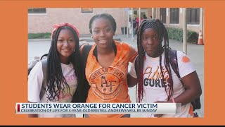 East Texas schools wear orange to honor 4-year-old who lost battle to cancer