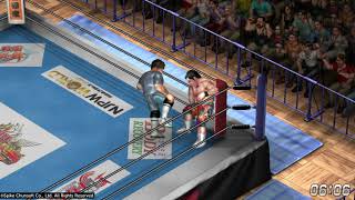 FIRE PRO WRESTLING WORLD_串刺しセントーン