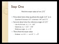 how to find the exact value of trigonometric functions using reference angles