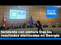 Incidente con pintura y protestas: se anuncian los resultados definitivos de las elecciones en…