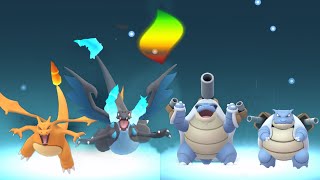 《Pokemon GO》Mega進化！超級噴火龍X！超級水箭龜！超級進化正式登場！補抓MEGA進化寶可夢！MEGA Charizard X！Mega Blastoise！