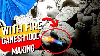 ganesh idol making 2022|making ganesh with fire shocking |hyderabad dhoolpet ganesh 2022 making