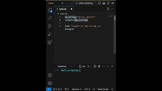 How to find the length of the string using shell script - #automation #shell #coding