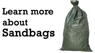 Sandbags For Flooding: Poly Bag Information - Sandbaggy.com